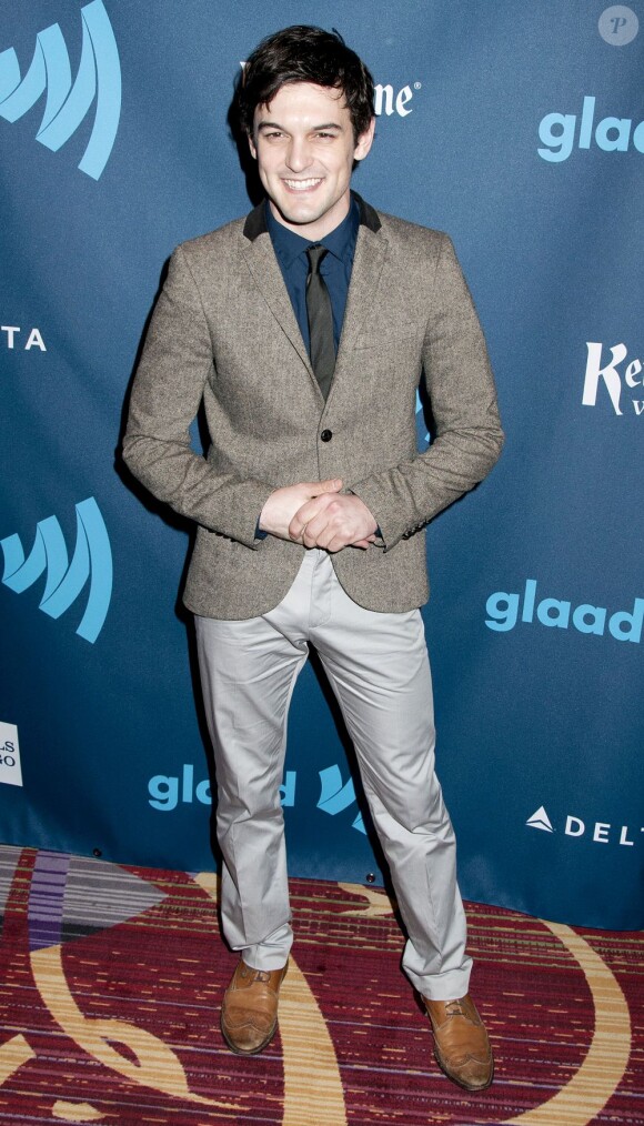Wesley Taylor lors de la 24ème cérémonie des GLAAD Media Awards, à New York, le samedi 16 mars 2013.