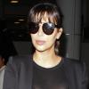 Kim Kardashian arrive à l'aéroport de Los Angeles. Le 17 mars 2013.