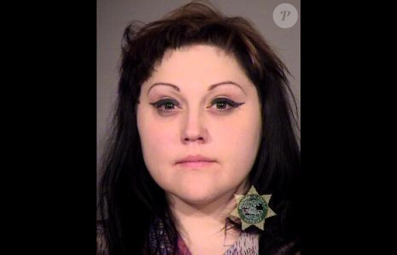 Portrait de police de Beth Ditto (shérif du comté de Multnomah) arrêtée dans la nuit du 15 au 16 mars 2013 à Portland.