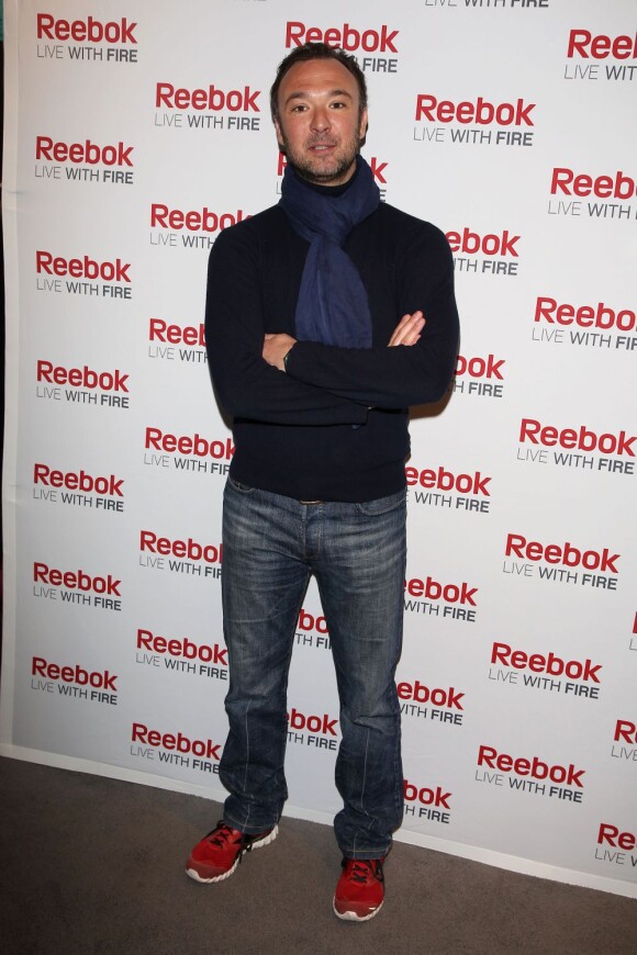 Alexandre Devoise lors d'un événement organisé par Reebok au Pure Club Med Gym de Bastille à Paris le 19 mars 2013