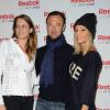 Alexandre Devoise, Alexandra Rosenfeld et Laure Manaudou lors d'un événement organisé par Reebok au Pure Club Med Gym de Bastille à Paris le 19 mars 2013