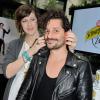 Daphné Bürki et son compagnon Gunther Love présentent leurs nouvelles cannettes Schweppes Zero à l'Hôtel Amour à Paris, le 19 mars 2013.