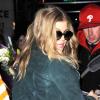 Fergie, enceinte, en visite à New York, le 21 mars 2013.