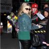 Fergie, enceinte, à New York, le 21 mars 2013.