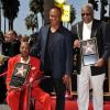 Stevie Wonder lors de la cérémonie de remise d'étoile dédiée aux Funk Brothers, sur le Walk of Fame à Los Angeles, le 21 mars 2013.