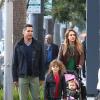 Jessica Alba en famille le 17 mars 2013 avec Cash Warren et leurs enfants Honor et Haven à Los Angeles