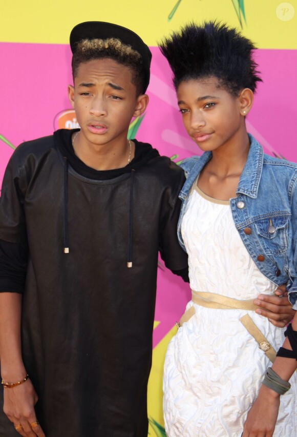 Jayden et Willow Smith lors de la 26ème édition des Kids' Choice Awards, le samedi 23 mars à Los Angeles.