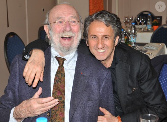 Jean-Pierre Marielle et Richard Anconina lors du festival 2 cinéma de Valenciennes, le 23 mars 2013.