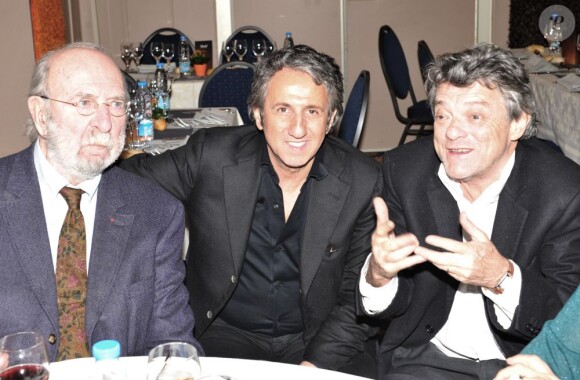 Jean-Pierre Marielle, Richard Anconina et Jean-Louis Borloo lors du festival 2 cinéma de Valenciennes, le 23 mars 2013.