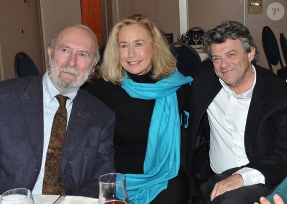 Jean-Pierre Marielle, Brigitte Fossey et Jean-Louis Borloo lors du festival 2 cinéma de Valenciennes, le 23 mars 2013.
