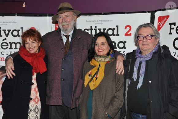 Jean-Pierre Marielle et sa femme Agathe Natanson au Festival 2 Cinéma de Valenciennes le 23 mars 2013
