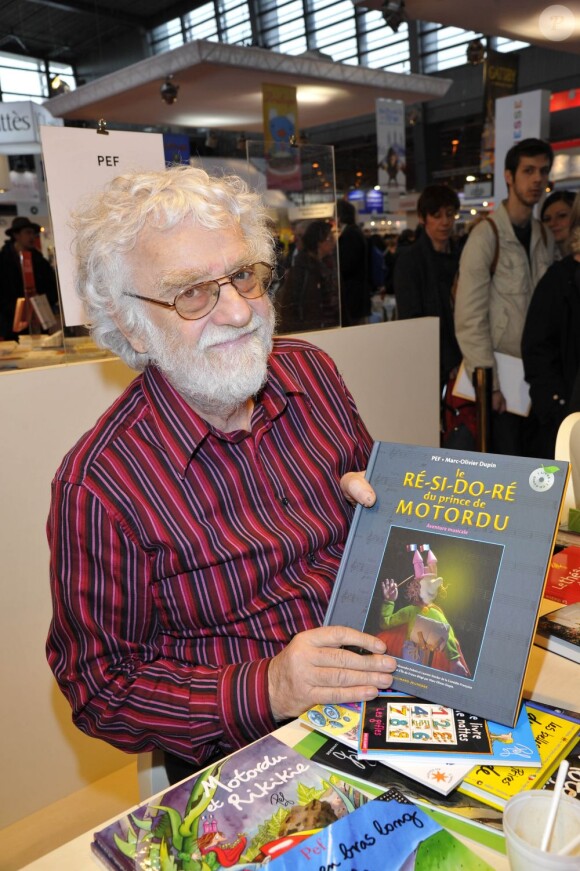Pef au 33e Salon du Livre de Paris, le 24 mars 2013.