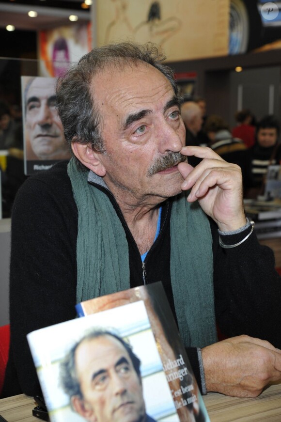 Richard Bohringer au 33e Salon du Livre de Paris, le 24 mars 2013.