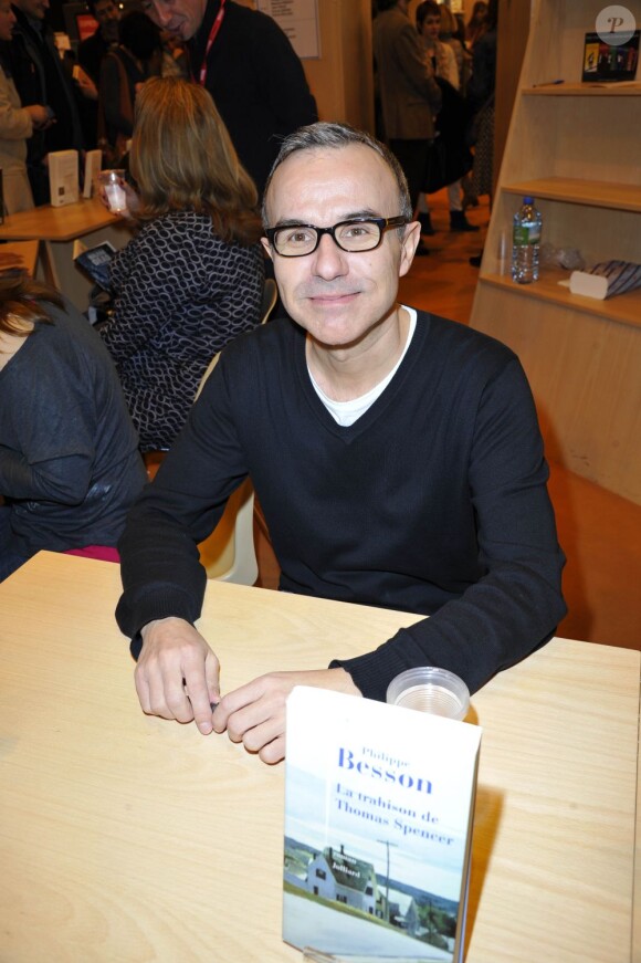 Philippe Besson au 33e Salon du Livre de Paris, le 24 mars 2013.