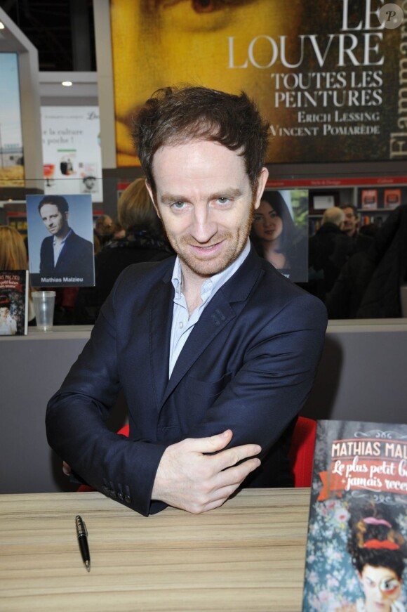 Mathias Malzieu au 33e Salon du Livre de Paris, le 24 mars 2013.