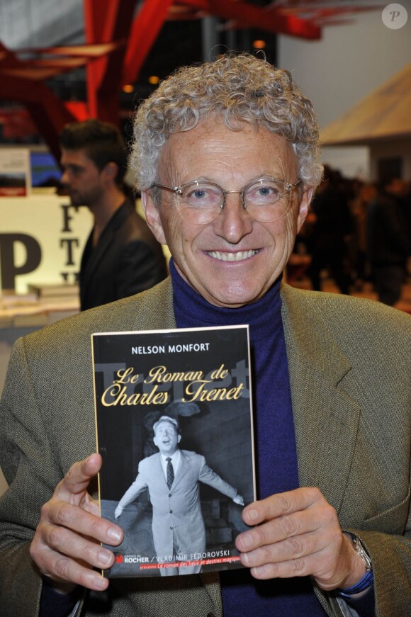 Nelson Monfort au 33e Salon du Livre de Paris, le 24 mars 2013.