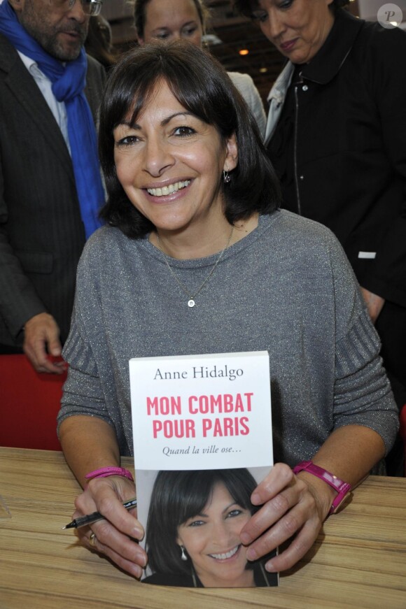 Anne Hidalgo au 33e Salon du Livre de Paris, le 24 mars 2013.