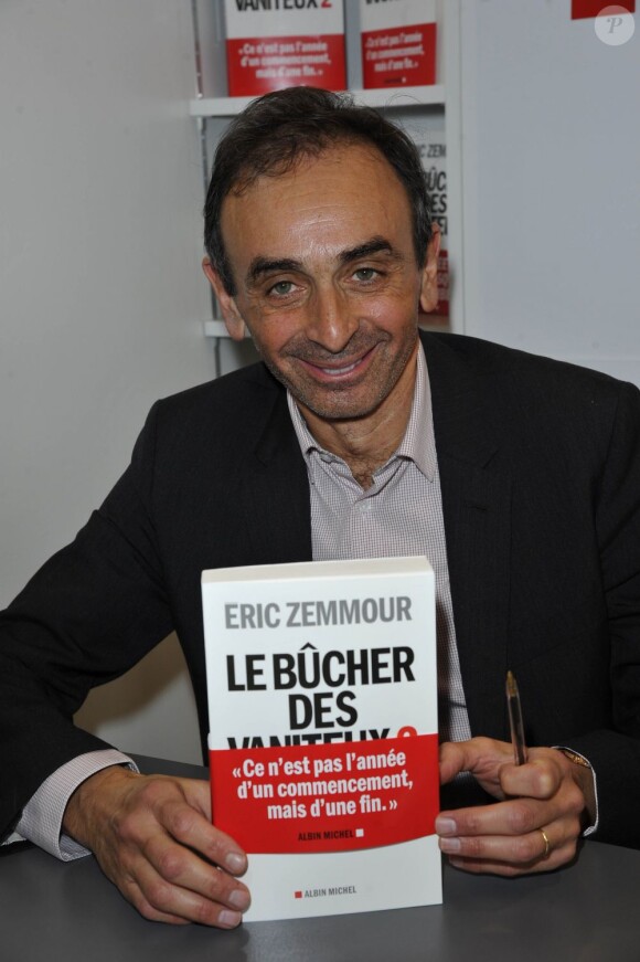 Eric Zemmour au 33e Salon du Livre de Paris, le 24 mars 2013.