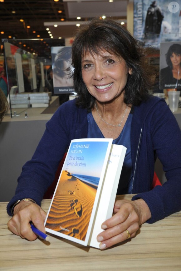 Stéphanie Fugain au 33e Salon du Livre de Paris, le 24 mars 2013.