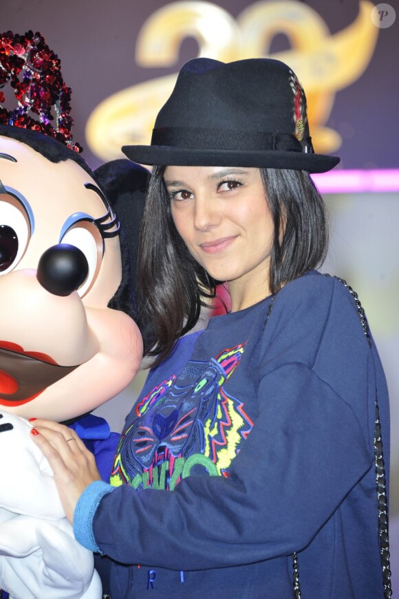 La chanteuse Alizée à la prolongation du 20e anniversaire de Disneyland Paris, le 23 mars 2013.