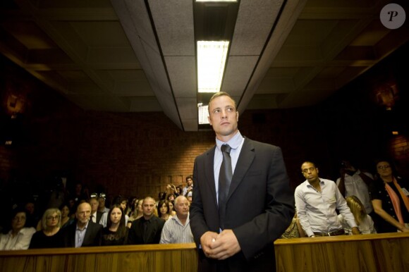 Oscar Pistorius au tribunal de Pretoria en Afrique du Sud le 21 février 2013. 