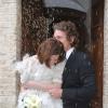 Le charmant mariage de l'actrice Anna Mouglalis avec l'homme d'affaires australien Vincent Rae à Saint-Paul de Vence le 22 mars 2013