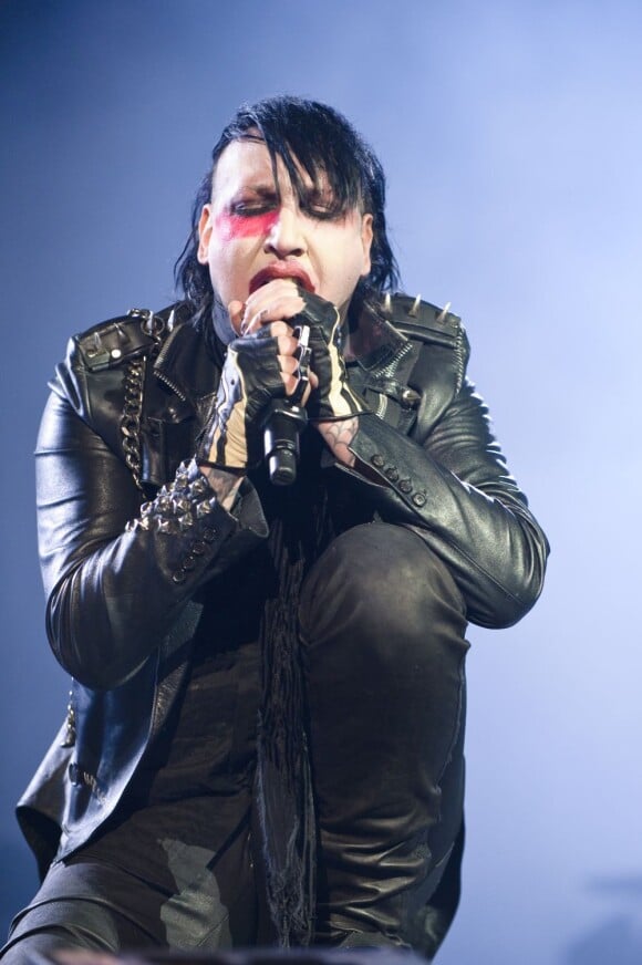 Marilyn Manson en concert en Allemagne en juin 2012.
