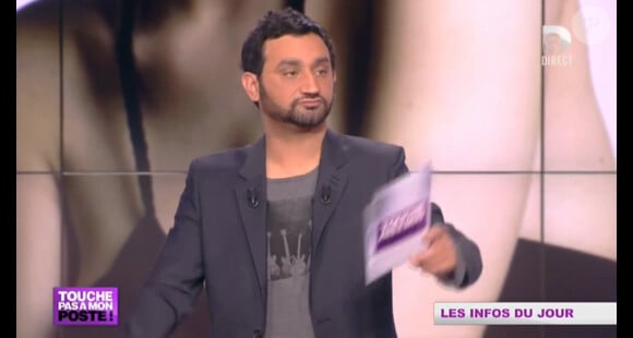 Cyril Hanouna tacle Amandine Bourgeois et son titre pour l'Eurovision dans Touche pas à mon poste sur D8 le mercredi 13 mars 2013