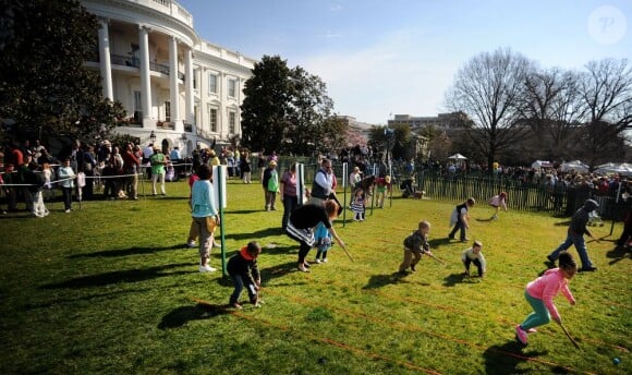 Traditionnelle chasse aux oeufs de la Maison Blanche, le 1er avril 2013.