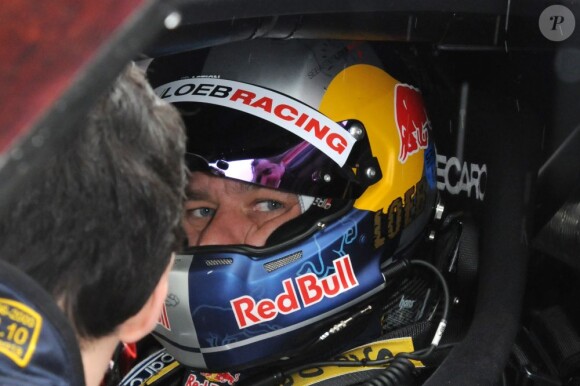 Sébastien Loeb lors de la Coupe de Pâques sur le circuit de Nogaro les 30, 31 Mars et 1er Avril 2013.