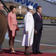  La reine Margrethe II de Danemark et son époux le prince consort Henrik accueillaient le 4 avril 2013 le président de la Finlande, Sauli Niinistö, et son épouse Jenni Haukio. 