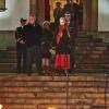 La reine Margrethe II de Danemark et son époux le prince consort Henrik ont pris leurs quartiers de printemps au palais de Fredensborg le 3 avril 2013, accueillis par la traditionnelle levée de flambeaux des habitants.