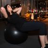Khloe Kardashian à la salle de sport David Barton Gym à New York. Printemps 2013.