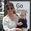 Kourtney Kardashian et sa fille Penelope se rendent au Marmalade Cafe après avoir assisté à la messe. Calabasas, le 7 avril 2013.