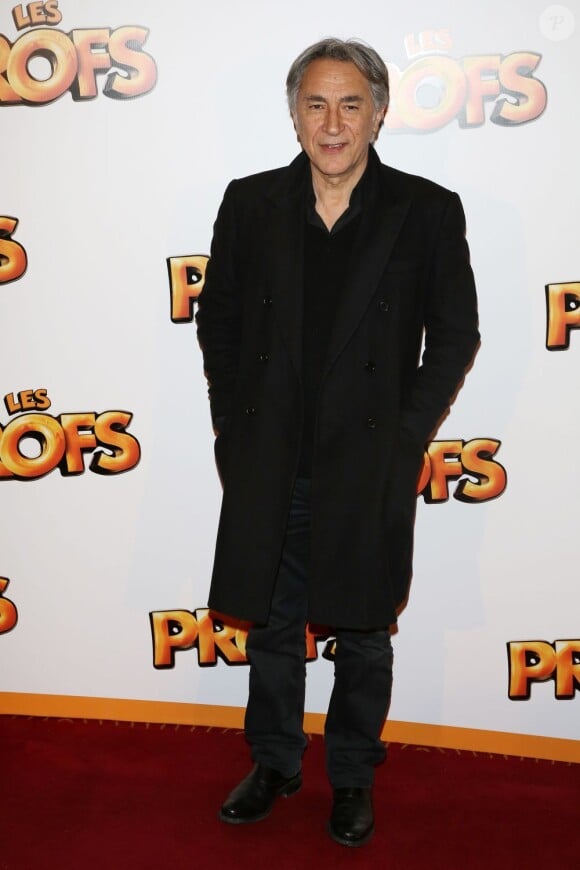 Richard Berry à la première du film Les Profs au Grand Rex, Paris, le 9 avril 2013.