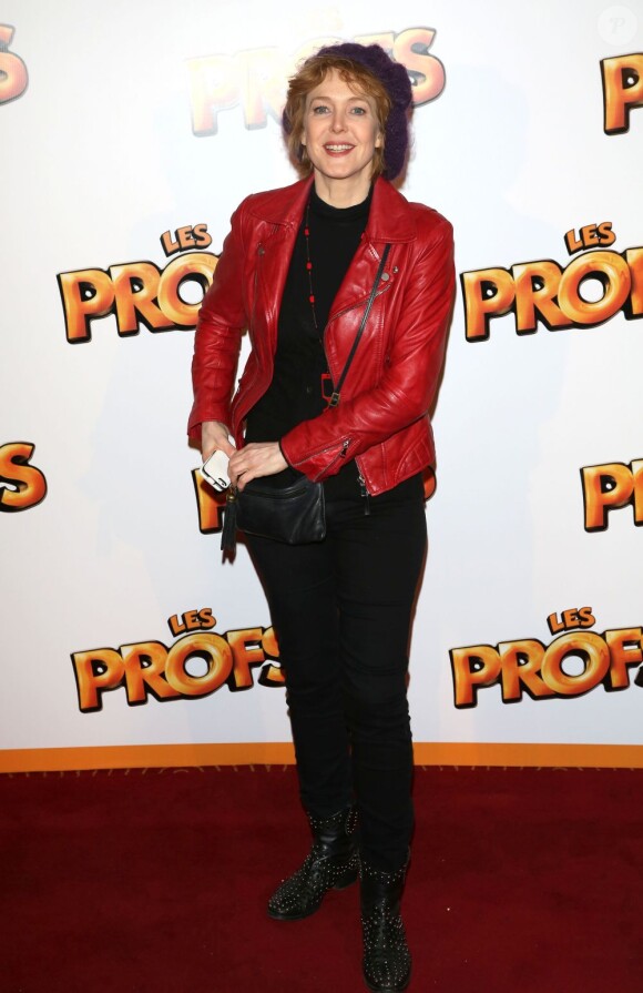 Agnès Soral à la première du film Les Profs au Grand Rex, Paris, le 9 avril 2013.