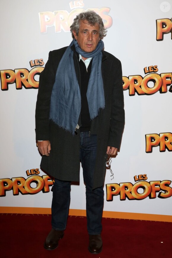 Michel Boujenah à la première du film Les Profs au Grand Rex, Paris, le 9 avril 2013.