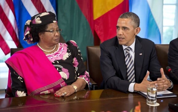 Barack Obama et Joyce Banda le 28 mars 2013 à Washington.