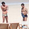 Marc Jacobs et son amoureux Harry Louis à la plage à Rio de Janeiro, le 11 avril 2013.