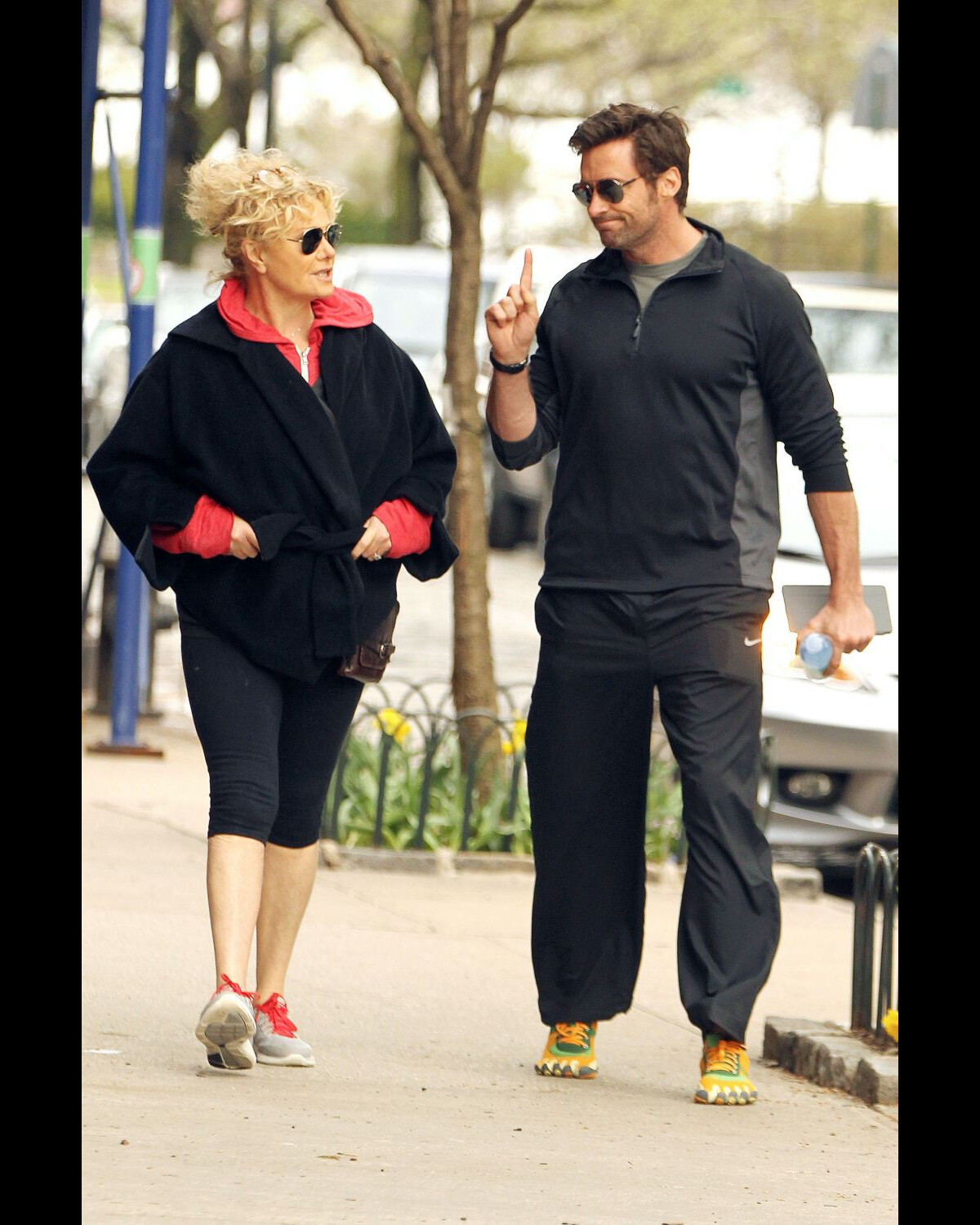 Photo Hugh Jackman Et Son épouse Deborra Lee Furness à New York Le 11