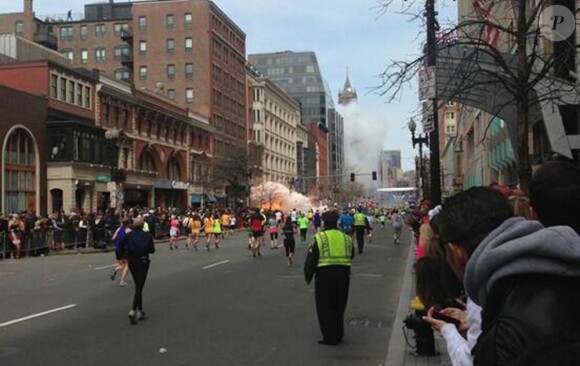 Image du drame du marathon de Boston qui a eu lieu le 15 avril 2013