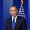 Le président Barack Obama fait un discours après la double explosion du marathon de Boston le 15 avril 2013