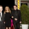 Kelly Preston et John Travolta lors de leur arrivée à la soirée Qantas à Sydney en Australie, le 18 avril 2013