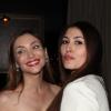 Isabella Orsini et Yasmine Besson au lancement de la nouvelle collection de Divamour, marque de lingerie haute-gamme, au Très Honore à Paris le 18 avril 2013.