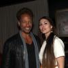 Gary Dourdan et Yasmine Besson au lancement de la nouvelle collection de Divamour, marque de lingerie haute-gamme, au Très Honore à Paris le 18 avril 2013.