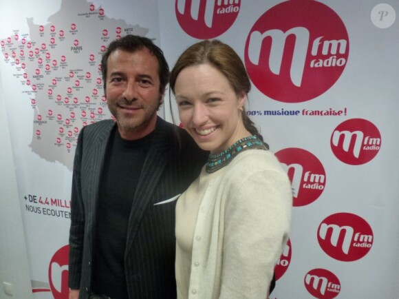 Natasha St-Pier au micro de Bernard Montiel sur MFM Radio samedi 20 avril 2013