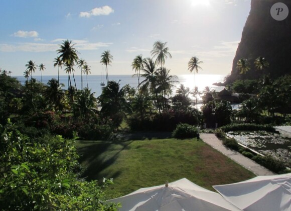 Le Sugar Beach resort à Sainte-Lucie où l'acteur Matt Damon et sa femme Luciana, avec qui il s'est marié en 2005, ont renouvelé leurs voeux de mariage.