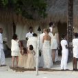 L'acteur américain Matt Damon et sa femme Luciana renouvellent leurs voeux après huit ans de mariage sur l'île de Sainte-Lucie. La cérémonie a eu lieu au Sugar Beach resort, en présence de leurs proches.