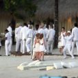 Matt Damon et sa femme Luciana renouvellent leurs voeux après huit ans de mariage sur l'île de Sainte-Lucie. La cérémonie a eu lieu au Sugar Beach resort, en présence de leurs proches.