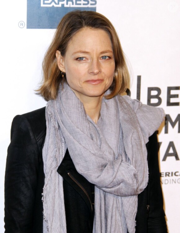 Jodie Foster pendant la projection du film Sunlight Jr. pendant le festival du film de Tribeca à New York, le 20 avril 2013.